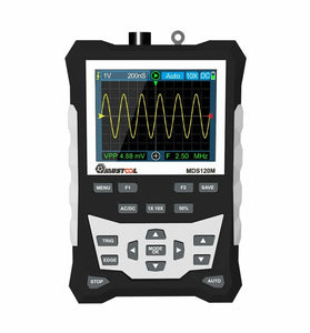 MDS120M Professional Digital Oscilloscope 120MHz Analog Bandwidth 500MS/s Sampling Rate 320x240 LCD Screen Support Waveform Storage with Backlight