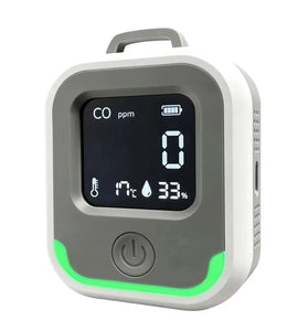 3-in-1 Carbon Monoxide Detector Portable Outdoor Camping Temperature And Humidity Carbon Dioxide Sound and Light Alarm Co Detector