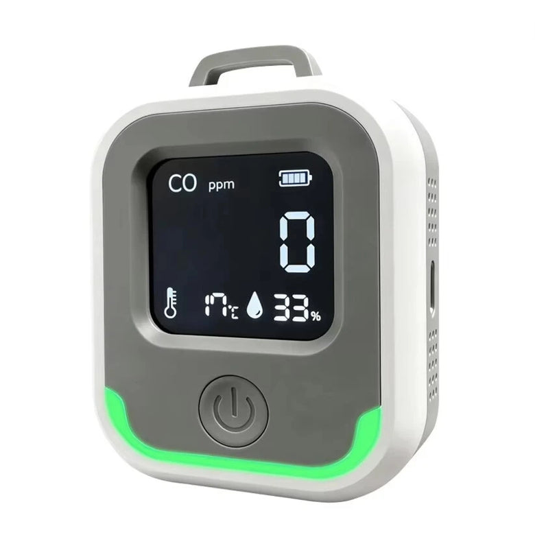 3-in-1 Carbon Monoxide Detector Portable Outdoor Camping Temperature And Humidity Carbon Dioxide Sound and Light Alarm Co Detector