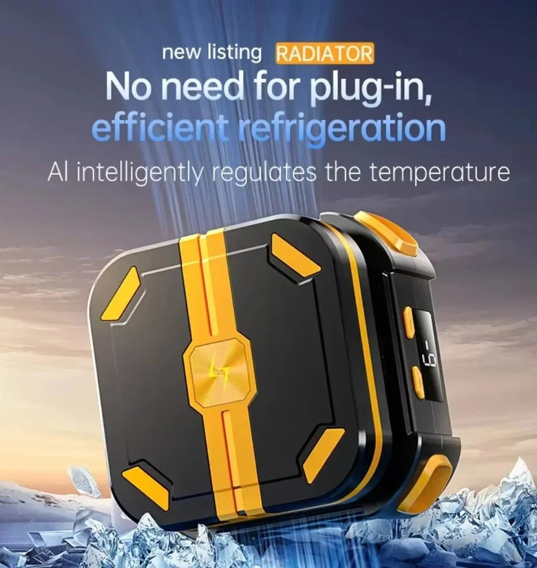 P70 Semiconductor Cooler 10W 2000mAh Magnetic Phone Radiator AI Temp Control Gaming Cooler for iPhone Android Universal