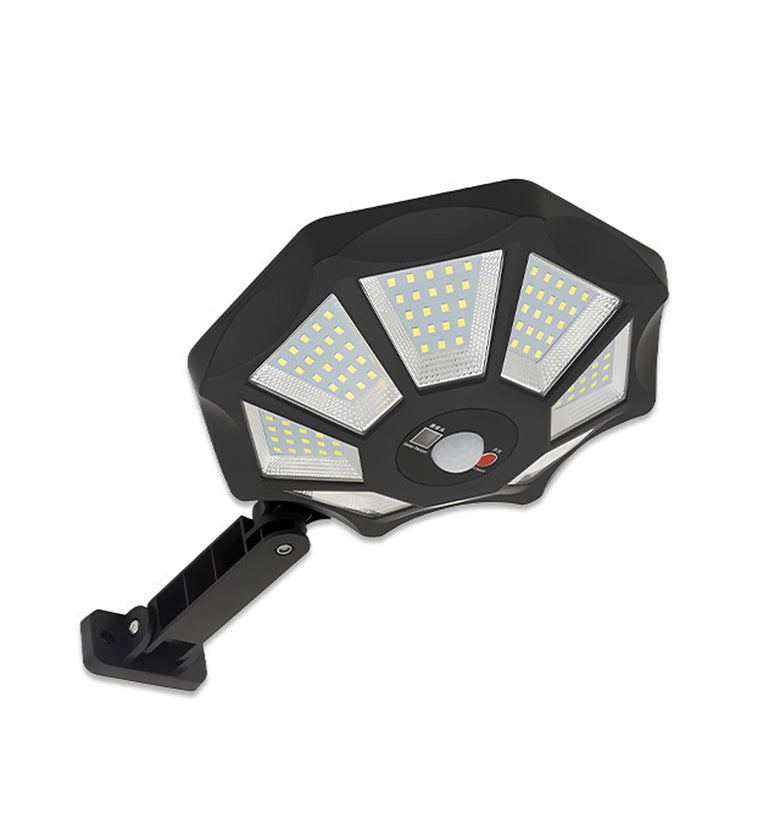 Outdoor Solar Street Light 168LED Solar Wall Light with Motion Sensor for Garden Warehouse and Exterior Wall