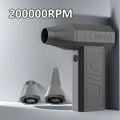 Violent Fan 110,000RPM Peak Powerful Air Blower Vacuum Dust Cleaner Type-C Charging Strong Winds 52m/s MAX Brushless Turbo Blower