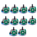 10pcs/pack 3D Analog Joystick for PS5/PS4 Gamepad Replacements Repair Parts Accessories