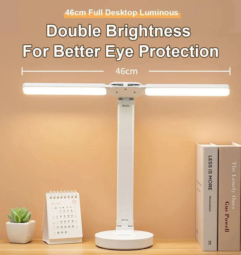 LED Desk Lamp Eye-friendly USB Rechargeable 4000mAh Table Lamp Student Dormitory Reading Lamp Bedroom Lamp