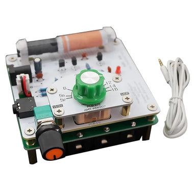 AMTMW207 525~1605kHz Medium Wave AM Radio Transmitter AM Source with 3.5mm Headphone Signal Cable DIY Circuit Board Assembled