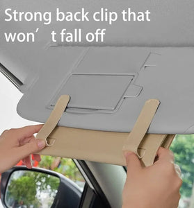 Car Sun Visor Tissue Box Chair Back Sunroof Car Napkin Box Hanging PU Leather Automotive Interior Tissue Box