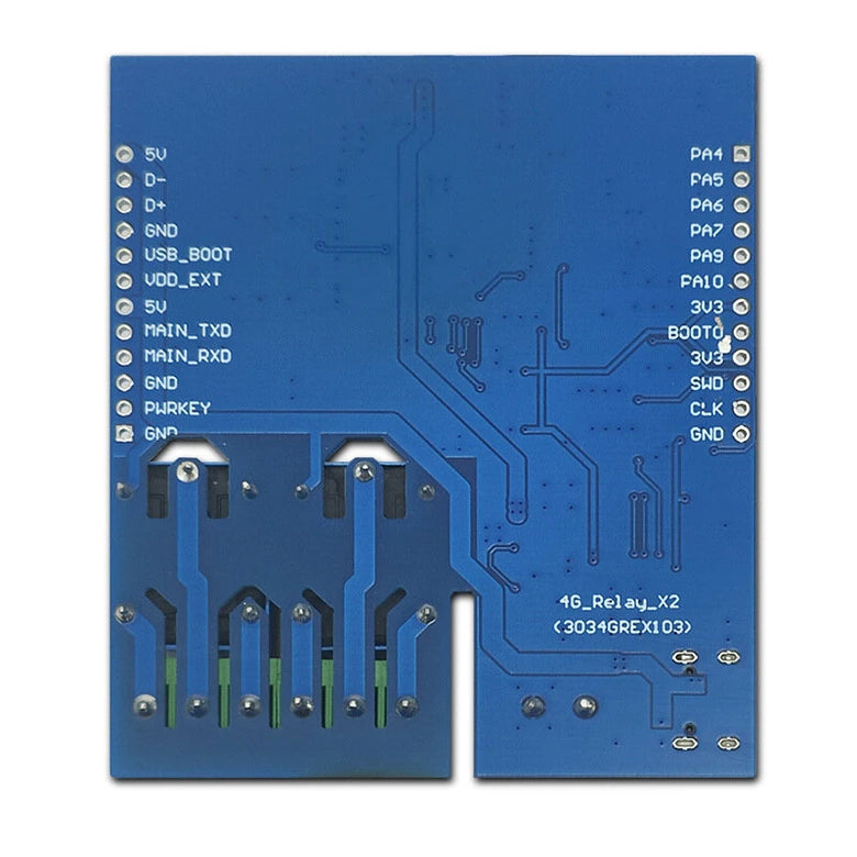 STM32 Air780E 4G Dual Relay Module Development Board Low Power Consumption Type-C LTE Cat 1 bis with Nano SIM Slot