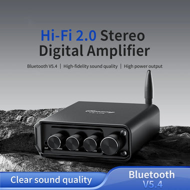YS-LP3 Bluetooth 5.4 Hi-Fi Stereo Digital Audio Amplifier Dual-channel Power Amplifier Low Distortion Noise Reduction