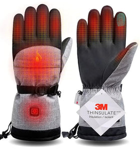 Winter Electric Heated Gloves 3M Cotton Heating Hand Snowboard Cycling Motorcycle Bicycle Ski Outdoor