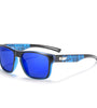 KDEAM Classic Square Frame Polarized Sunglasses UV400 Protection Sport Sun Eyewear for Outdoor Cycling Driving Fishing