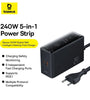 [GaN Tech] Baseus Digital Display 240W 5-Port USB PD Charger 3USB-C+USB-A+DC PD3.1 Fast Charging Desktop Charging Station EU Plug for iPhone 15 14 13 for Huawei Mate60 Pro for Samsung Galaxy S24 for Xiaomi 14pro