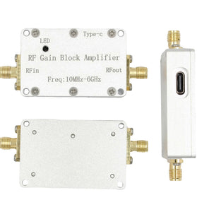 LNA 50M-6GHz RF Low Noise Amplifier 20DB 30DB High Gain Pre-LNA Signal Receiver for Drone Radio FM Hackrf One Image