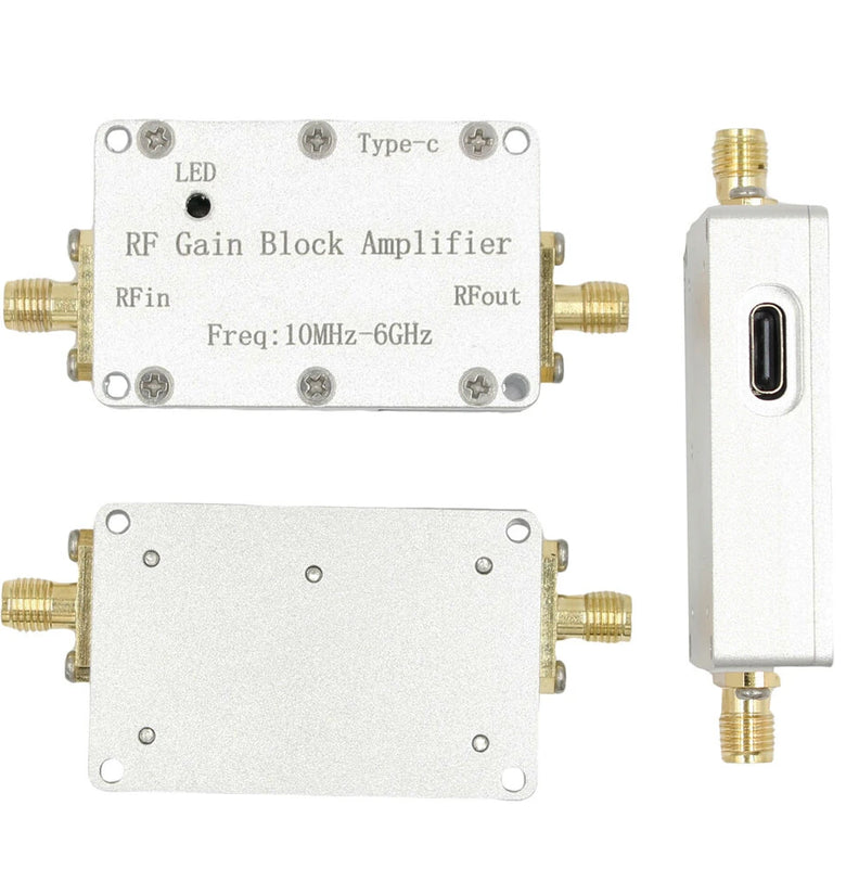 LNA 50M-6GHz RF Low Noise Amplifier 20DB 30DB High Gain Pre-LNA Signal Receiver for Drone Radio FM Hackrf One Image