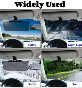 1PC Driver Anti-Glare Visor Car Sun Visor Car Mounted Anti Glare Mirror Anti UV Strong Light Vehicle Sunshade