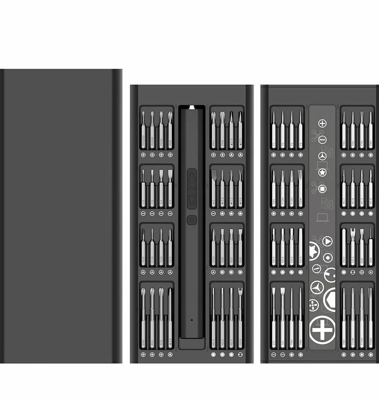 66 in 1 Magnetic Screwdriver Set Precision Electrician Double Sided Magnetic Head Power Tools Screwdriver Bits