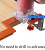 Woodworking Groove Tool Invisible Handle Router Slotting Template High Precision Aluminum Alloy Anodized Kitchen Wardrobe Cabinet Door Easy Installation