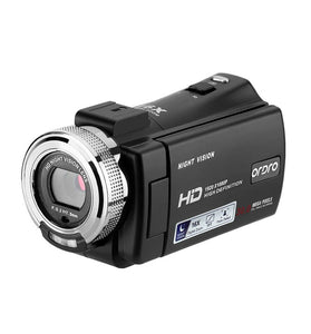 Ordro HDV-V12 Digital Video Camera 1080P 30MP HD Infrared Night Vision 16X Zoom Portable Camcorder 3 Inch TFT Screen Video Camera Camcorder