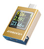 ATORCH AT085C DC4.5-50V 0-12A 600W PD3.1 Digital Display Voltage Ammeter for Power Bank Meter Type-C Mobile Phone Charger TFT G-Sensor Tester