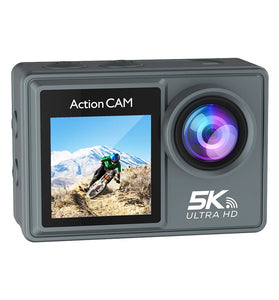 AT-M40R 5K 30FPS Action Camera 4K 60FPS Dual Screen 170 Wide Angle 30M Waterproof Sport Camera with Remote Control Bicycle Diving Cam