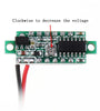3Pcs Geekcreit Red LED 0.28 Inch 2.5V-30V Mini Digital Volt Meter Voltage Tester Two Line Voltmeter