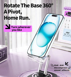 Foldable Desktop Phone Holder Stand Support Adjustable Angle Height Cellphone Stand Bracket Universal for Smartphone