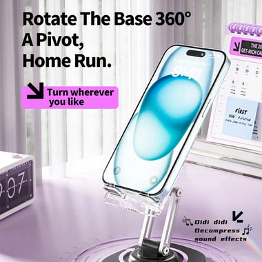 Foldable Desktop Phone Holder Stand Support Adjustable Angle Height Cellphone Stand Bracket Universal for Smartphone