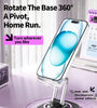 Foldable Desktop Phone Holder Stand Support Adjustable Angle Height Cellphone Stand Bracket Universal for Smartphone