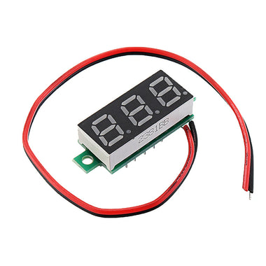 Geekcreit 0.28 Inch Two-wire 2.5-30V Three-wire 0-100/500V Digital Display DC Voltmeter Adjustable Voltage Meter
