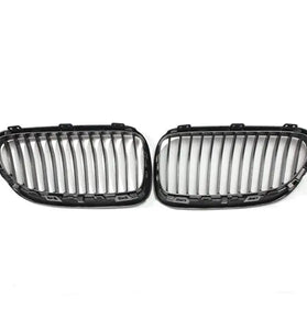 Front Kidney Grille Grills Matte Black for BMW E92 E93 3-Series LCI Face Lift 2DR