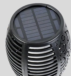12LED/33LED Solar Garden Light Outdoor Waterproof Flickering Flame Torches Lawn Lamp for Garden Decoration Pathway