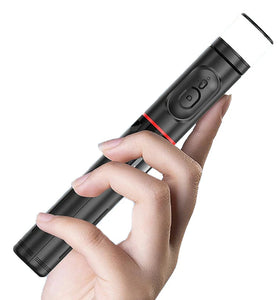 Q12S Portable Wireless bluetooth Phone Telescopic Selfie Stick Tripod with Filling Light Multifunctional Mobile Phone Gimbal for iPhone Huawei Xiaomi Android