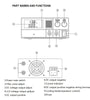 PS30SWIV Power Supply13.8V / 9-15V DC 30A  Adjustable Voltage Output Low Noise LCD Display Dual voltage output High Power Linear Power Supply for Automotive and Communication Systems