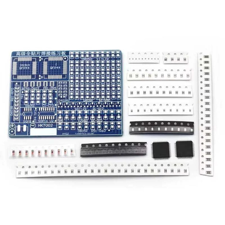 SMD Full Chip Soldered Practice Board Electronic Components SMT DIY Production Kit