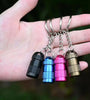 TANK007 E15 AI Outdoor Super Bright LED Flashlight Keychain Night Riding Camping Hiking Hunting & Indoor Activities Use