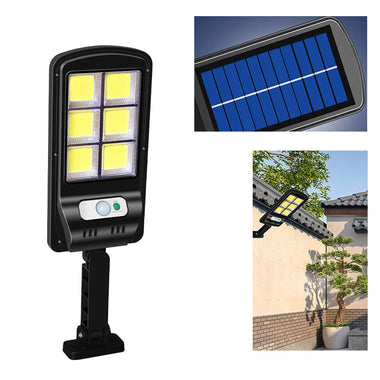 120COB LED Outdoor Solar Street Light Human Body Induction Garden Light With Remote Control LED Wall Light Waterproof Garden Light