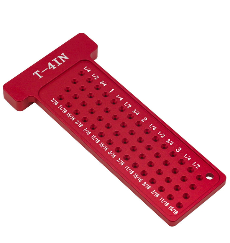 T type Woodworking Scriber Metric/Inch Precision T-Ruler T 100MM And T 4IN Pocket Marking Gauge Measurement Manual Marking DIY Tools