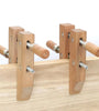 Wood Hand Screw Clamp Adjustable Wooden Handle 8/10 Inch Parallel Jaw Hardwood Construction Professional Woodworking Tool