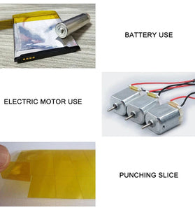 Heat Resistant Polyimide Tape 5/10/20/30/50mm x 33m High Temperature 200C Electrical Insulation No Residue Adhesive Polyimide Film Tape