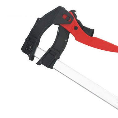 Heavy Duty Quick Ratchet F Clamp 100-300mm Clamping Range Quick-Grip 120 Degrees Adjustable 60KG/132 lbs Force Clamp for Woodworking Carpentry Metalworking