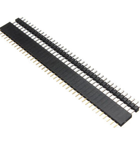40 Pin 2.54mm Male Female SIL Socket Row Strip PCB Connector