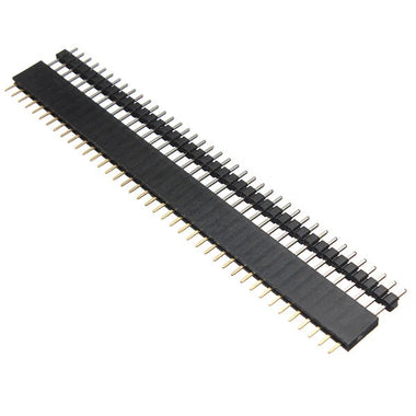 40 Pin 2.54mm Male Female SIL Socket Row Strip PCB Connector