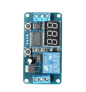 DC 12V LED Display Digital Delay Timer Control Switch Module PLC