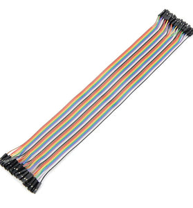 30cm 40pcs Female To Female Breadboard Wires Jumper Cable Dupont Wire