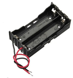 5pcs DIY DC 7.4V 2 Slot Double Series 18650 Battery Holder Battery Box With 2 Leads