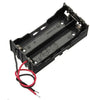 3pcs DIY DC 7.4V 2 Slot Double Series 18650 Battery Holder Battery Box With 2 Leads