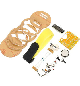 DIY LED Digital Watch Electronic Clock Kit With Transparent Cover