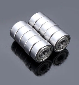 10pcs 4x13x5mm Steel Sealed Shielded Deep Ball Bearing 624zz