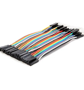 40pcs 10cm Male To Female Jumper Cable Dupont Wire