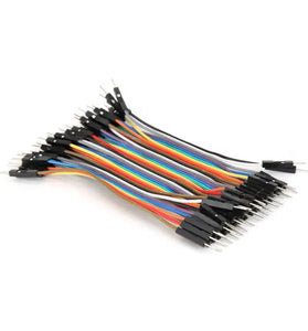 40pcs 10cm Male To Male Jumper Cable Dupont Wire