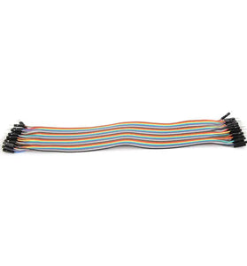 40pcs 30cm Male To Male Jumper Cable Dupont Wire